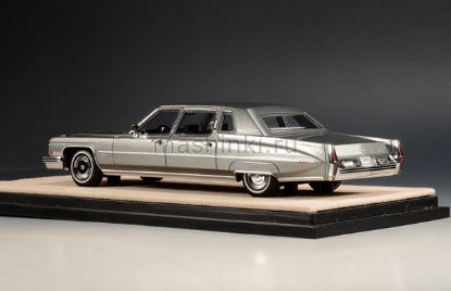 Изображение GLM STAMP 1/43 CADILLAC Fleetwood 75 Limousine 1973 park avenue gray poly