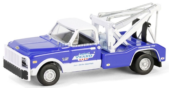 Изображение GREENLIGHT 1/64 CHEVROLET C-30 эвакуатор Yenko 1969 blue/white