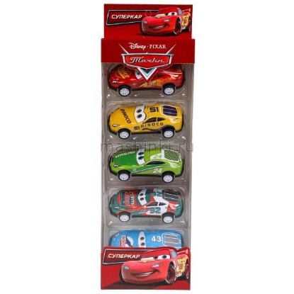 Изображение ТЕХНОПАРК Набор 5 шт ТАЧКИ 7,5 см металл.