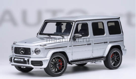 Изображение AUTOART 1/18 MERCEDES-AMG G63 2019 iridium silver metallic