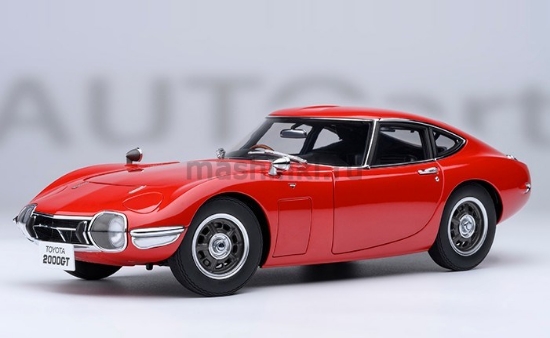 Изображение AUTOART 1/18 TOYOTA 2000GT 1967 red