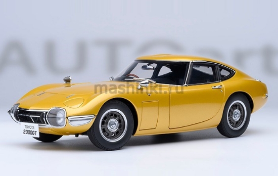 Изображение AUTOART 1/18 TOYOTA 2000GT 1967 gold