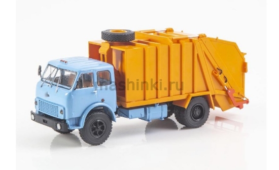 Изображение SSM 1/43 NORBA KI-12 (5334) мусоровоз синий/желтый