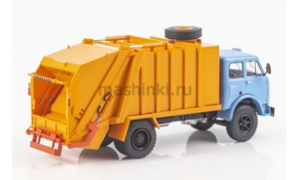 Изображение SSM 1/43 NORBA KI-12 (5334) мусоровоз синий/желтый