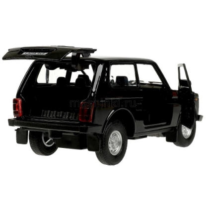Изображение ТЕХНОПАРК LADA 4X4 (ВАЗ-2121 НИВА) 12 см черный