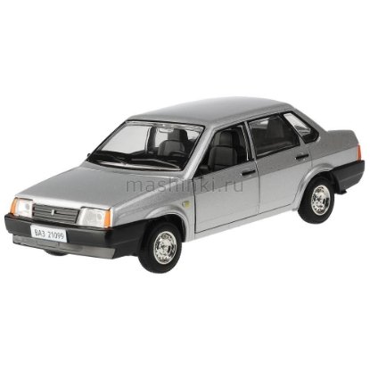 Изображение ТЕХНОПАРК 1/24 ВАЗ-21099 LADA Спутник 18,5 см (свет, звук) серый