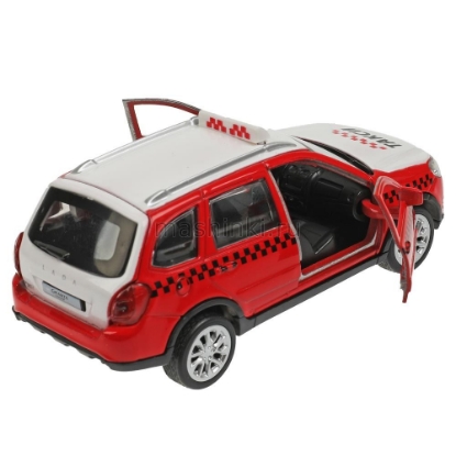 Изображение ТЕХНОПАРК LADA Granta Cross универсал такси 12 см красный