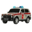 Изображение ТЕХНОПАРК LADA 4x4 Urban Росгвардия 19,5 см (свет, звук) пластм. серый откр. коробка