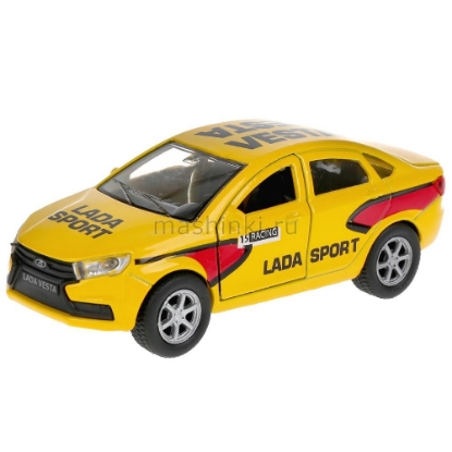 Изображение ТЕХНОПАРК LADA Vesta седан Спорт 12 см желтый