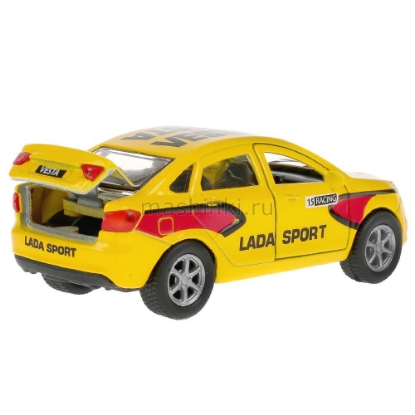 Изображение ТЕХНОПАРК LADA Vesta седан Спорт 12 см желтый