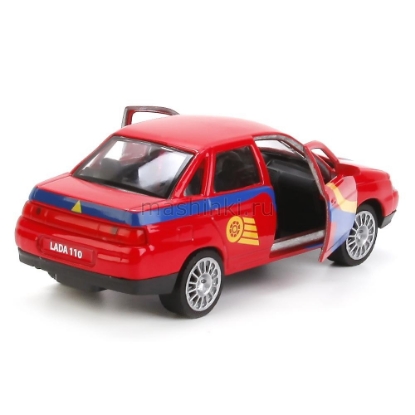 Изображение ТЕХНОПАРК LADA-110 (ВАЗ-2110) седан Авторалли 12 см красный
