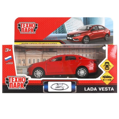 Изображение ТЕХНОПАРК LADA Vesta 11,5 см красный