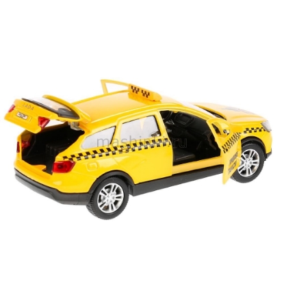 Изображение ТЕХНОПАРК LADA Vesta SW Cross такси 12 см желтый