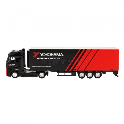 Изображение BBURAGO 1/43 MERCEDES-BENZ Actros Gigaspace STR FIRE Haulers + Trailer red-black/красный-черный