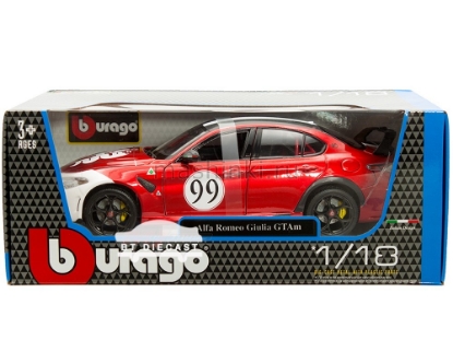 Изображение BBURAGO 1/18 ALFA ROMEO Giulia GTA (4/6) red/красный
