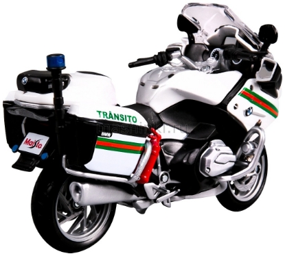 Изображение MAISTO 1/18 Мотоцикл YAMAHA FJR1300A Police white/белый