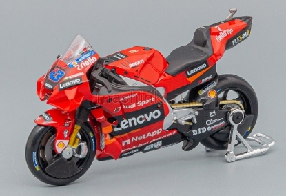 Изображение MAISTO 1/18 Мотоцикл DUCATI Lenovo Team №63 Francesco Bagnaia 2021 цвет red/красный