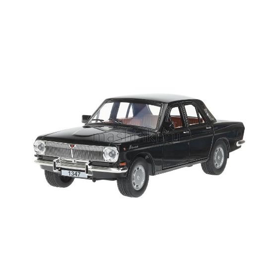 Изображение ТЕХНОПАРК 1/24 ГАЗ-2401 (свет, звук, открыв. 6/6) 19,7 см черный