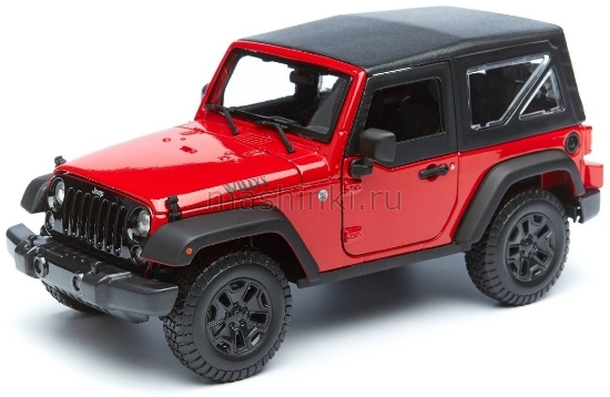 Изображение MAISTO 1/18 JEEP Wrangler 2014 red/красный