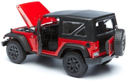Изображение MAISTO 1/18 JEEP Wrangler 2014 (4/4) red/красный
