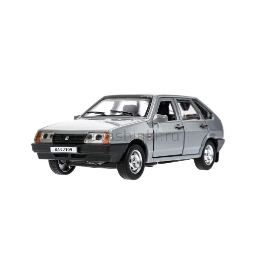 Изображение ТЕХНОПАРК ВАЗ-2109 LADA Спутник 1997 12 см серебристый/светло-серый