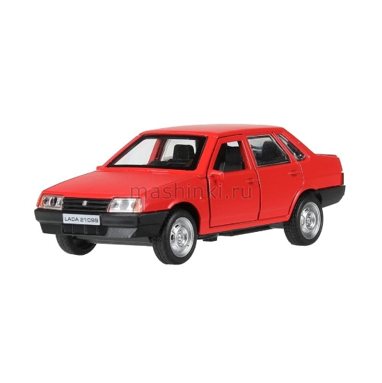 Изображение ТЕХНОПАРК ВАЗ-21099 LADA Спутник 12 см матовый красный