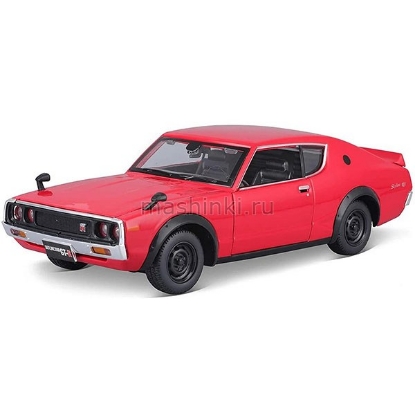 Изображение MAISTO KIT 1/24 NISSAN Skyline 2000GT-R 1973 red/красный