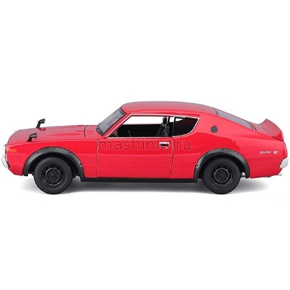 Изображение MAISTO KIT 1/24 NISSAN Skyline 2000GT-R 1973 red/красный