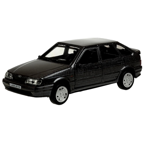 Изображение ТЕХНОПАРК ВАЗ-2114 LADA Samara 12 см темно-фиолетовый (баклажан)