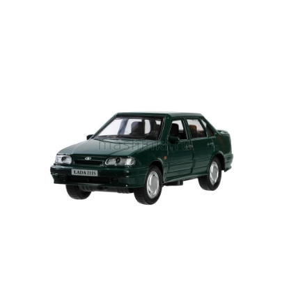 Изображение ТЕХНОПАРК ВАЗ-2115 LADA Samara 12 см темно-зеленый