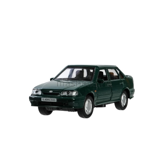 Изображение ТЕХНОПАРК ВАЗ-2115 LADA Samara 12 см темно-зеленый