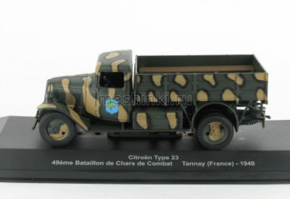 Изображение ATLAS 1/43 CITROEN Type 23 49. Batalion de Chars de Combat Tannay Франция 1940