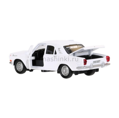 Изображение ТЕХНОПАРК ГАЗ-2401 ВОЛГА 12 см белый