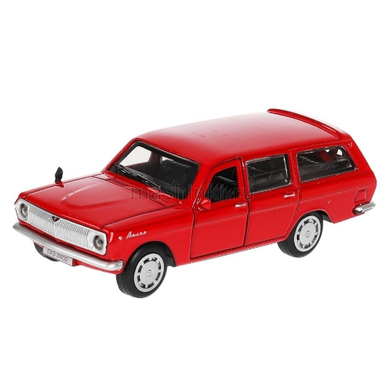 Изображение ТЕХНОПАРК ГАЗ-2402 ВОЛГА 12 см красный