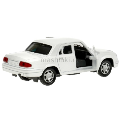 Изображение ТЕХНОПАРК ГАЗ-31105 ВОЛГА 12 см белый