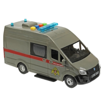 Изображение ТЕХНОПАРК ГАЗЕЛЬ Next Росгвардия 22 см (свет, звук) пластм. серый откр. коробка