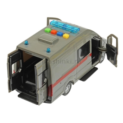 Изображение ТЕХНОПАРК ГАЗЕЛЬ Next Росгвардия 22 см (свет, звук) пластм. серый откр. коробка