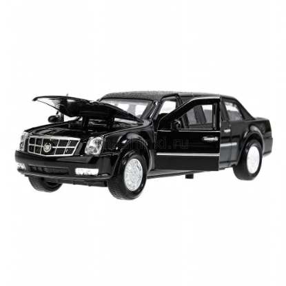 Изображение ТЕХНОПАРК Лимузин 18 см (свет, звук) металл. в ассорт. черный, белый