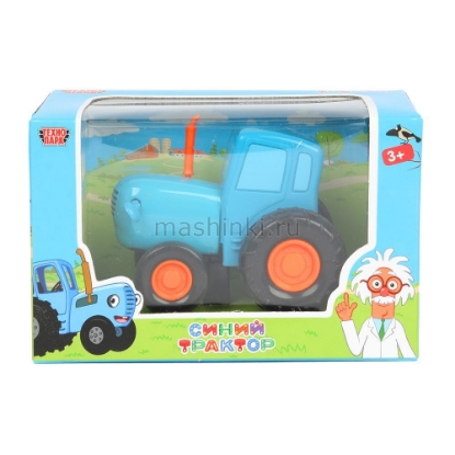 Изображение ТЕХНОПАРК Трактор 7,5 см СИНИЙ ТРАКТОР металл. синий