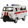 Изображение ТЕХНОПАРК УАЗ-452 Скорая помощь 10,5 см металл. белый