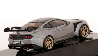 Изображение IXO 1/43 FORD Mustang GTD 5.2l V8 Coupe 2025 grey metallic-black