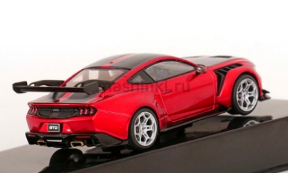 Изображение IXO 1/43 FORD Mustang GTD 5.2l V8 Coupe 2025 red metallic/black
