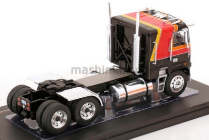Изображение IXO 1/43 Седельный тягач FREIGHTLINER FLA 1993 black/red/orange/yellow