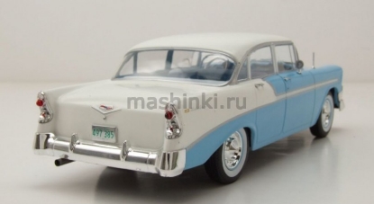 Изображение WHITEBOX 1/24 CHEVROLET Bel Air 1956 (0/6) light blue/white