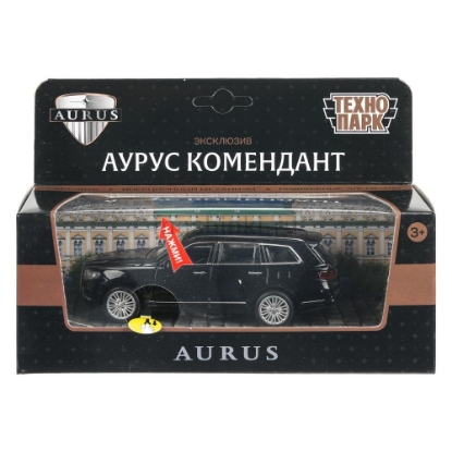 Изображение ТЕХНОПАРК AURUS Комендант 12,5 см (свет, звук, 3/6) металл. черный