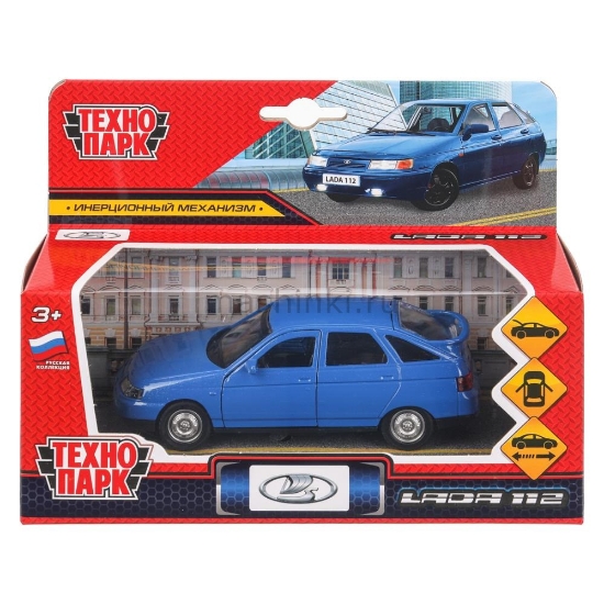Изображение ТЕХНОПАРК ВАЗ-2112 12 см металл. синий