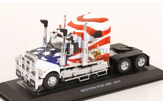 Изображение ALTAYA 1/43 Cедельный тягач WESTERN STAR 4900 American Eagle 2015 white/decorated