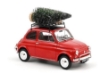 Изображение NOREV 1/18 FIAT 500 L Christmas Edition (елка и подарки на крыше) 1968 (0/4) red christmas