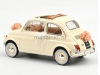 Изображение NOREV 1/18 FIAT 500 L Wedding Gift 1968 (0/4) ivory (свадебный подарок)