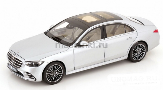 Изображение NOREV 1/18 MERCEDES-BENZ S-Class AMG-Line (W223) 2021 (6/6) brillant silver